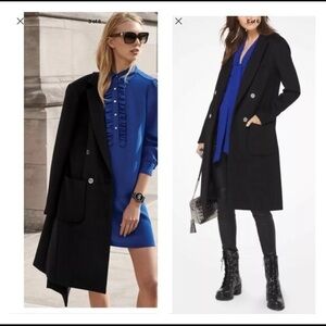 Michael kors women’s wool blend officers coat sz 4